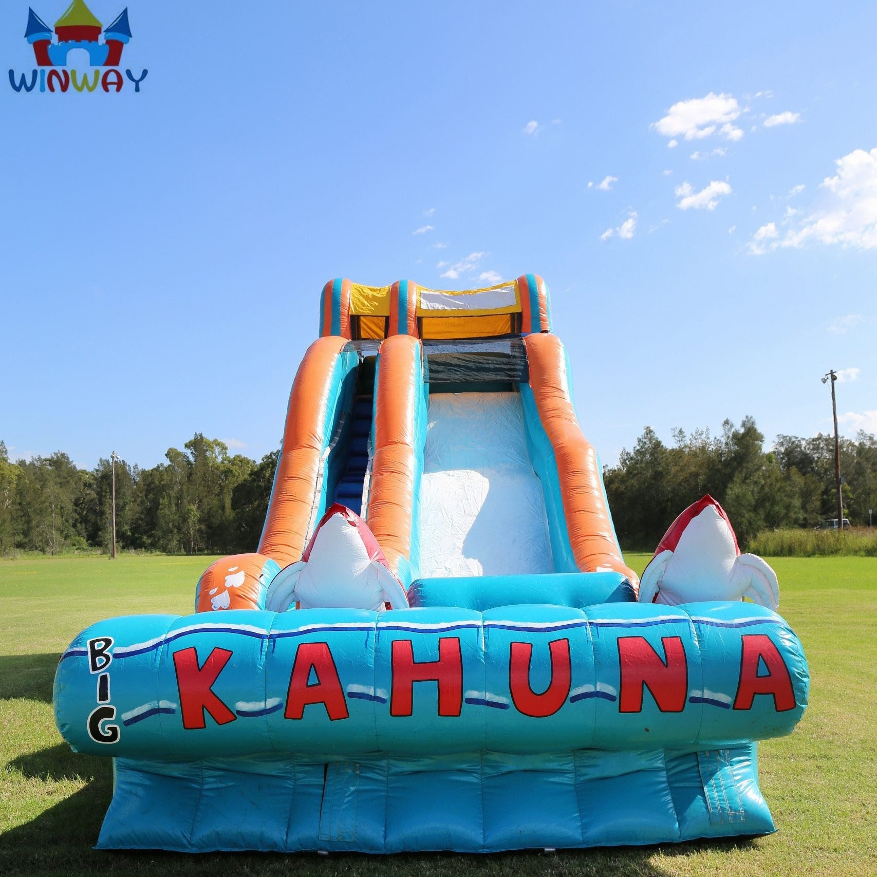 20FT Tall Giant Size Inflatable Bouncer Commercial Big Kahuna water slide inflatable for rental