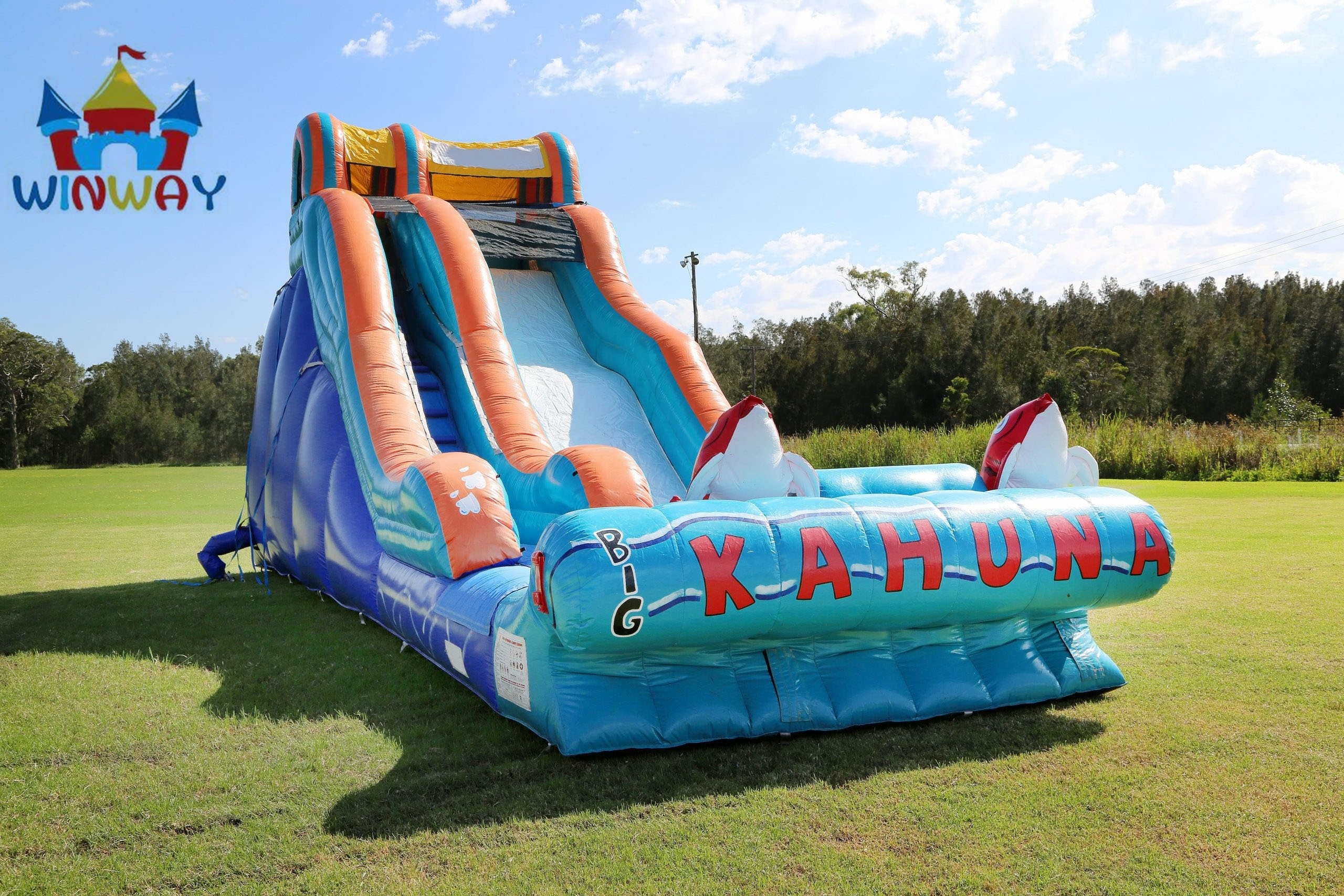 20FT Tall Giant Size Inflatable Bouncer Commercial Big Kahuna water slide inflatable for rental