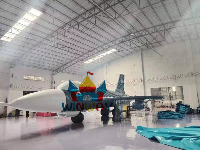 PVC Inflatable fighter customized color Aircraft Inflatable fighter jet model airplane