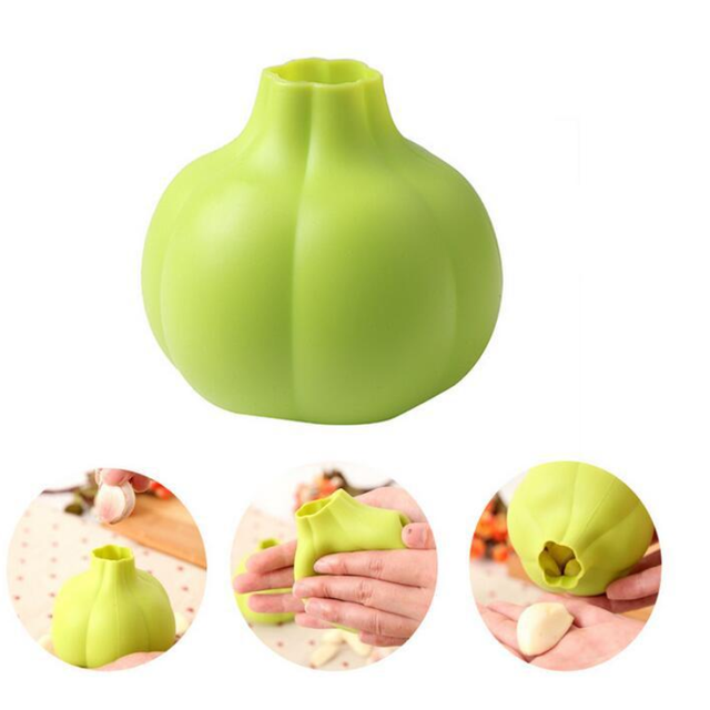 Silica Gel Garlic Peeler Silicone Garlic Peeler Easy Roller Tube Useful Garlic Odor-free Kitchen Tool