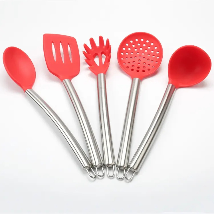 Premium Quality Silicone Utensils Set With Baking Kitchen Set Spatula Set Kichen Tools Kitchen Accessories