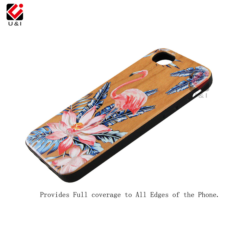 OEM DIY Cheapest Price Unique Printing Design Wood Cell Phone Case For iPhone 8