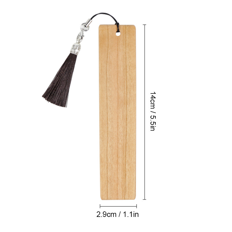 Wholesale Bookmarks Blanks Wooden Bookmark With Custom Shaped Latest Style Wood Bookmark