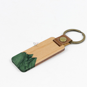 HotSale Keychain Factory Price Newest Wooden Resin Keychain Epoxy Keyrings Best Quality With Best Price keychain