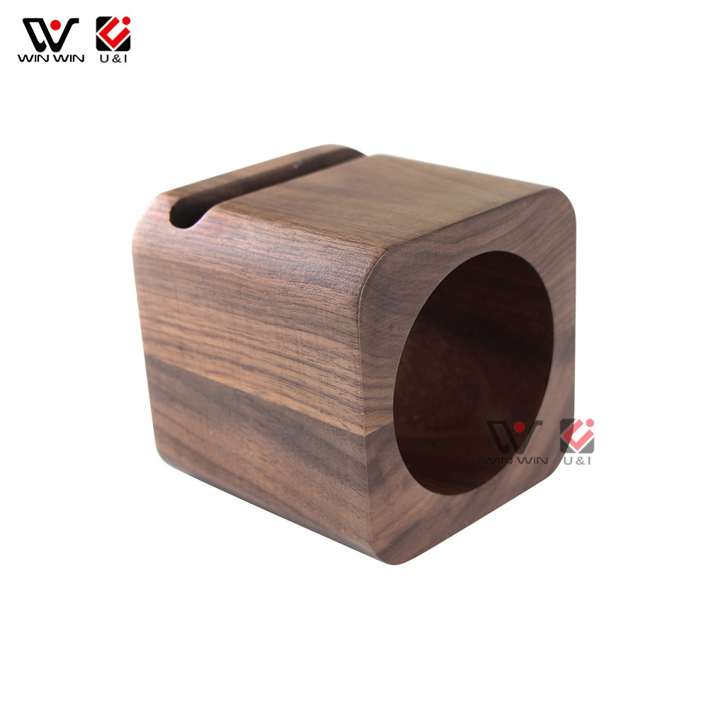 High Quality  Mini Cherry Wood Speaker for Cell Phone Portable Wood Accessory Loud Speaker