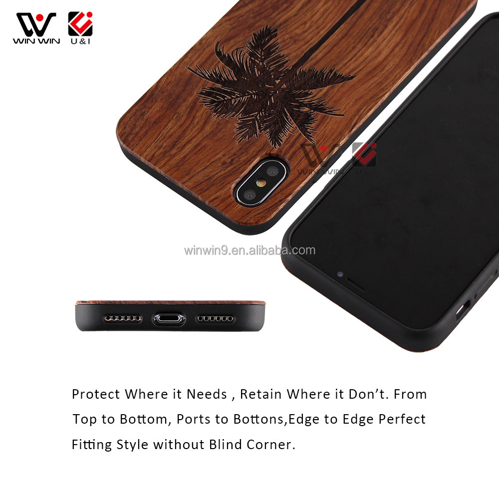 2023 Best New Products Wooden Case for iPhone X Bulk TPU Mobile Phone Accessories Case For iPhone X/XS XR