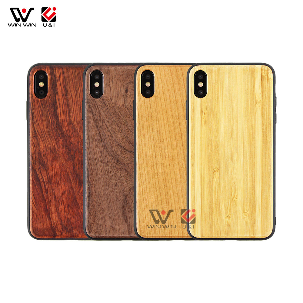 Custom Design Wood Phone Back Cover Case Import Mobile Phone Accessories Wood Cover for iPhone 7