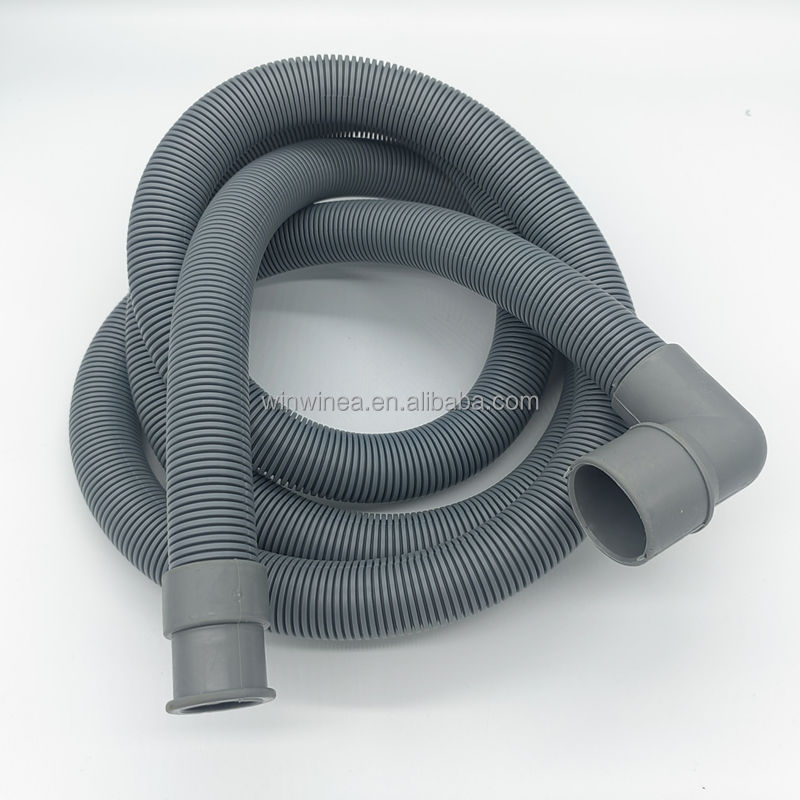 1m 1.5m 2m 2.5m 3m Flexible Water Drain Pipe Washing Machine PVC drain hose