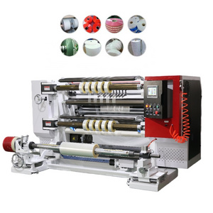 High speed paper roll plastic pe film pvc pet bopp slitting machine rewinder machine