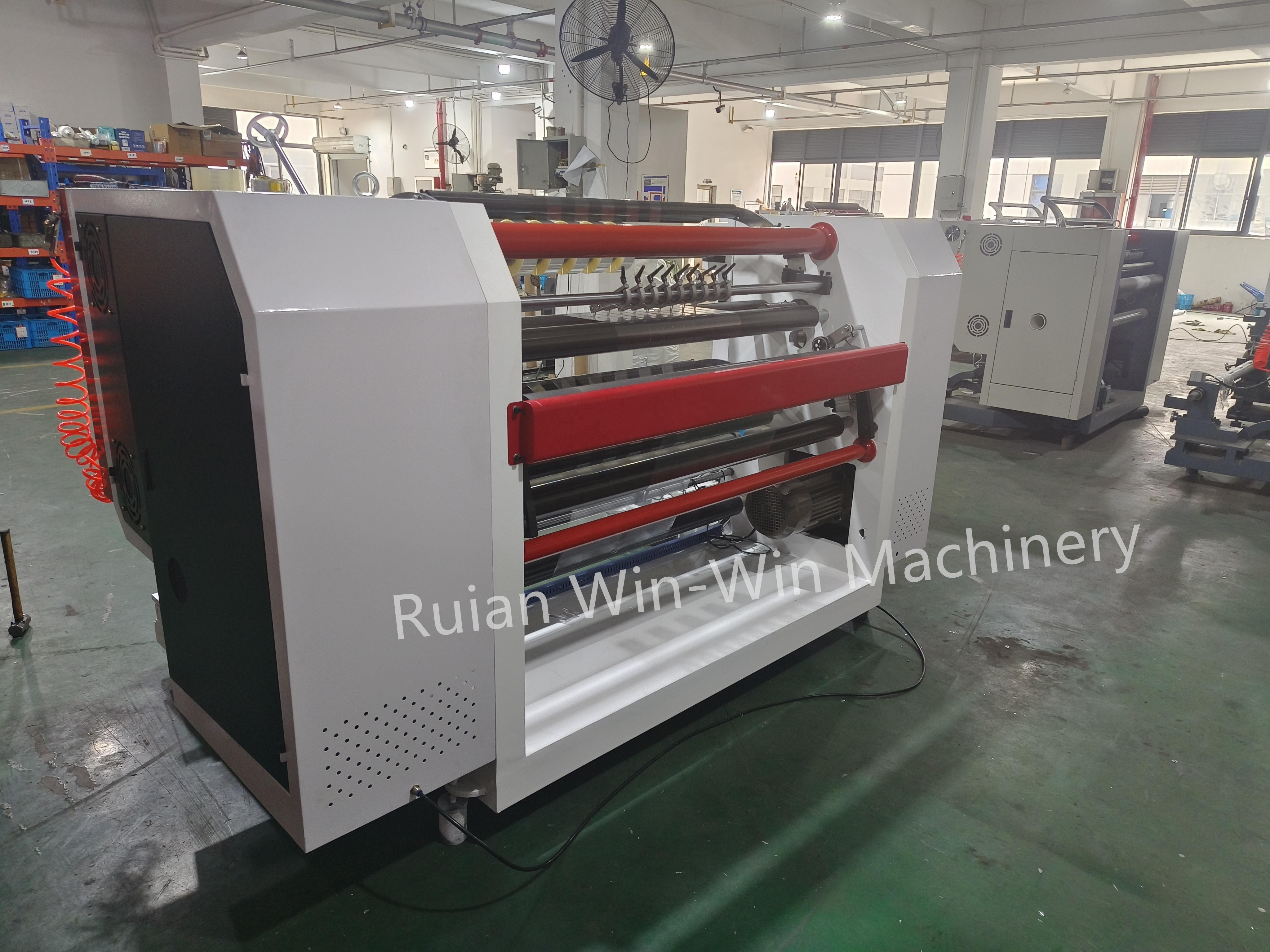 High speed paper roll plastic pe film pvc pet bopp slitting machine rewinder machine