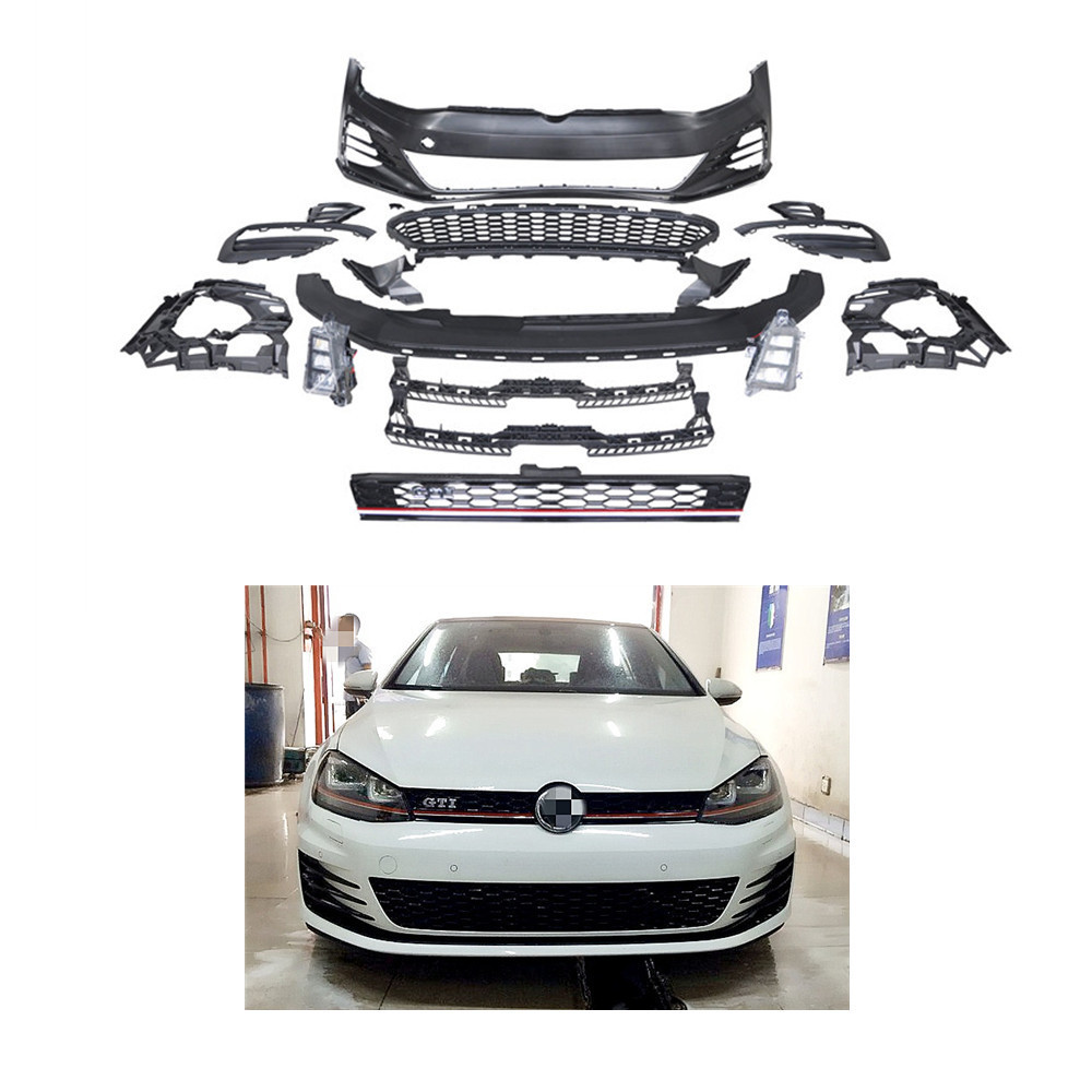 Automotive Parts GOLF 7 Body Kit Front Bumper For Volkswagen VW GOLF 7 MK7 Upgrade GOLF GTI MK7.5 Body Kit