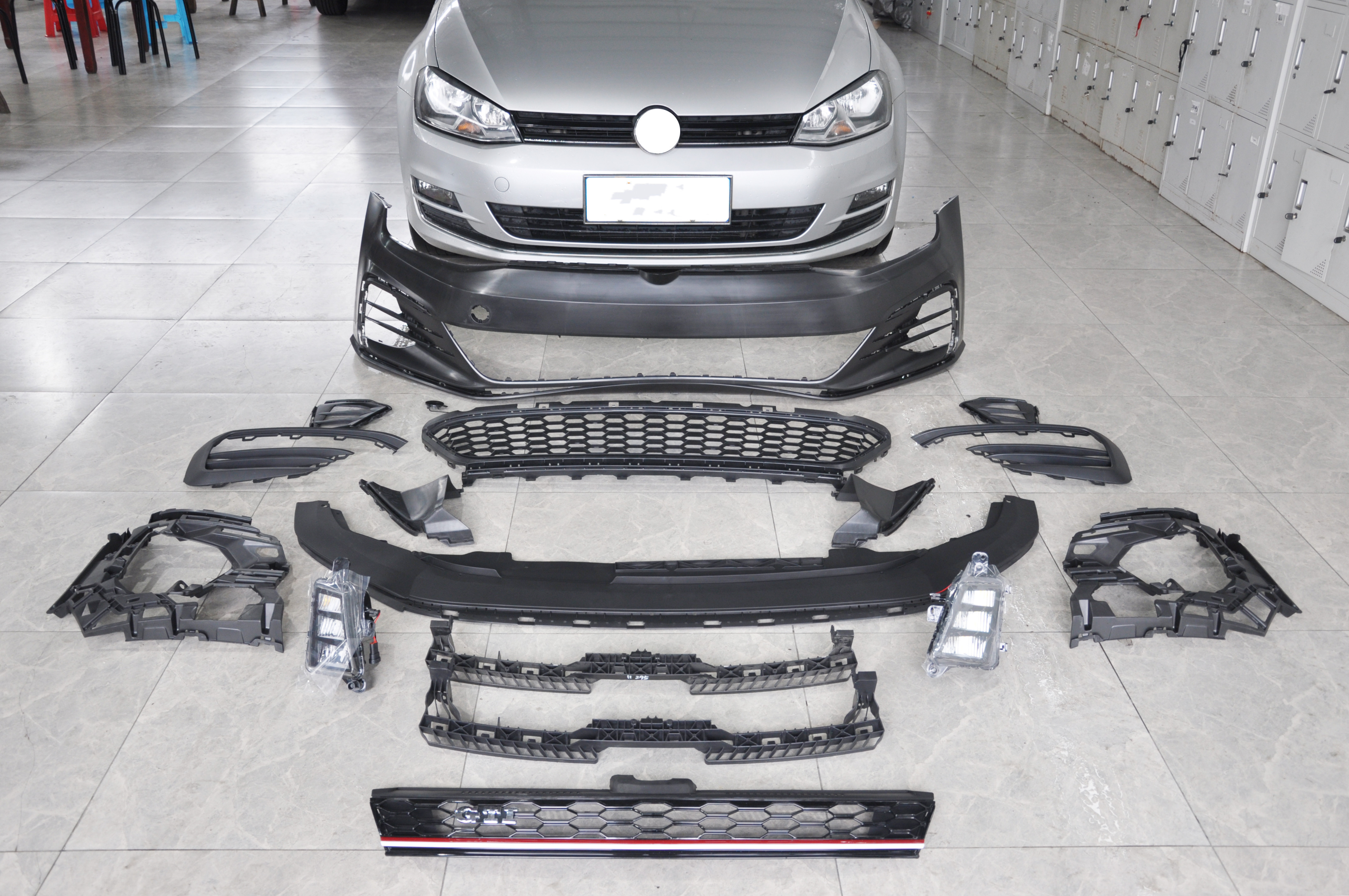 Automotive Parts GOLF 7 Body Kit Front Bumper For Volkswagen VW GOLF 7 MK7 Upgrade GOLF GTI MK7.5 Body Kit