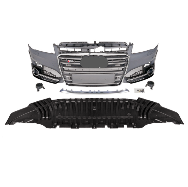 Automotive Parts Front Bumper Body Kits For 2015-2018 Audi A8 Facelift Audi S8 Front Bumper With Grill