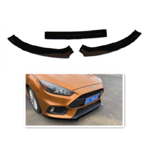 Automotive Parts 3 PCS Style Front Bumper Lip For Ford Focus Upgrade ST Style Front Splitter Lip 2012-2018