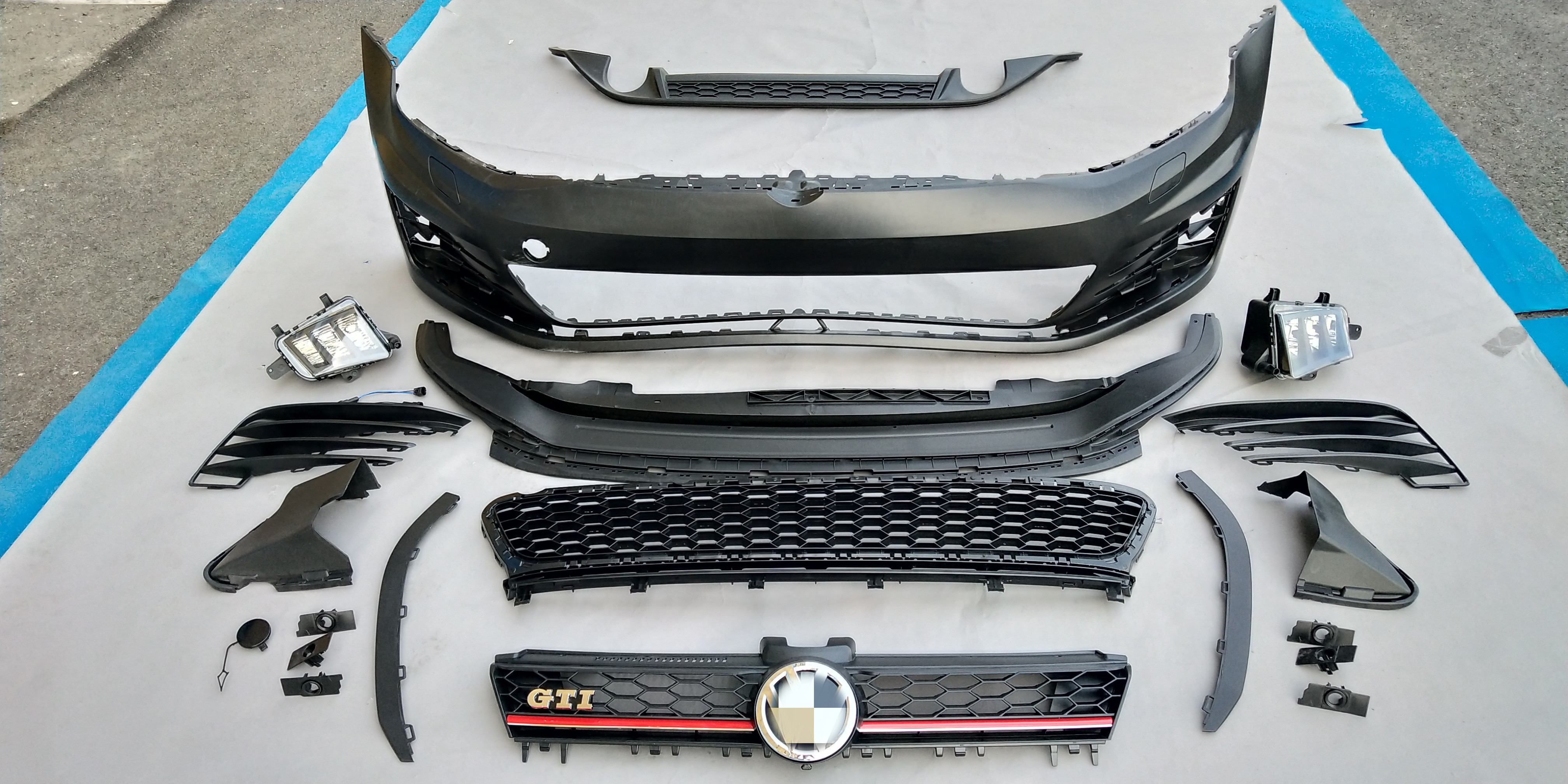 Automotive Parts GOLF 7 Body Kit Front Bumper For Volkswagen VW GOLF 7 MK7 Upgrade GOLF GTI MK7.5 Body Kit