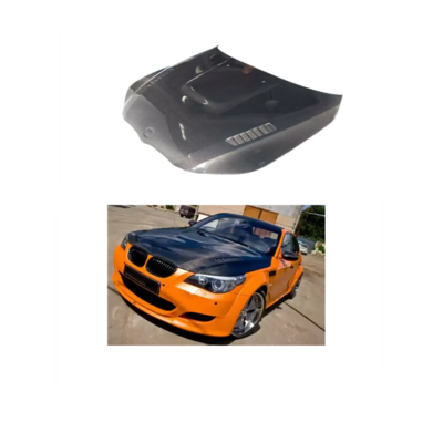 BMW E60 Accessories Carbon Fiber Hoods For BMW E60 5 Series 2003-2010 Upgrade V Style BMW E60 Hood