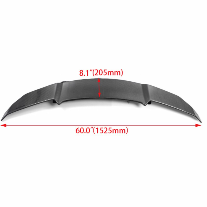 New Electric Automatically Rear Spoiler GT Style Car Electric Spoiler Carbon Fiber Universal Electric Spoiler