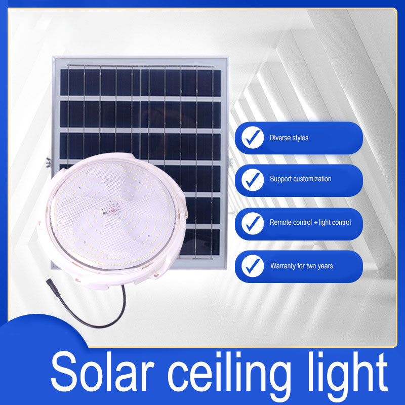 Smart Indoor Solar Led Ceiling Pendant Lights With Remote Control Extension Cord For Shed Porch Patio Garage