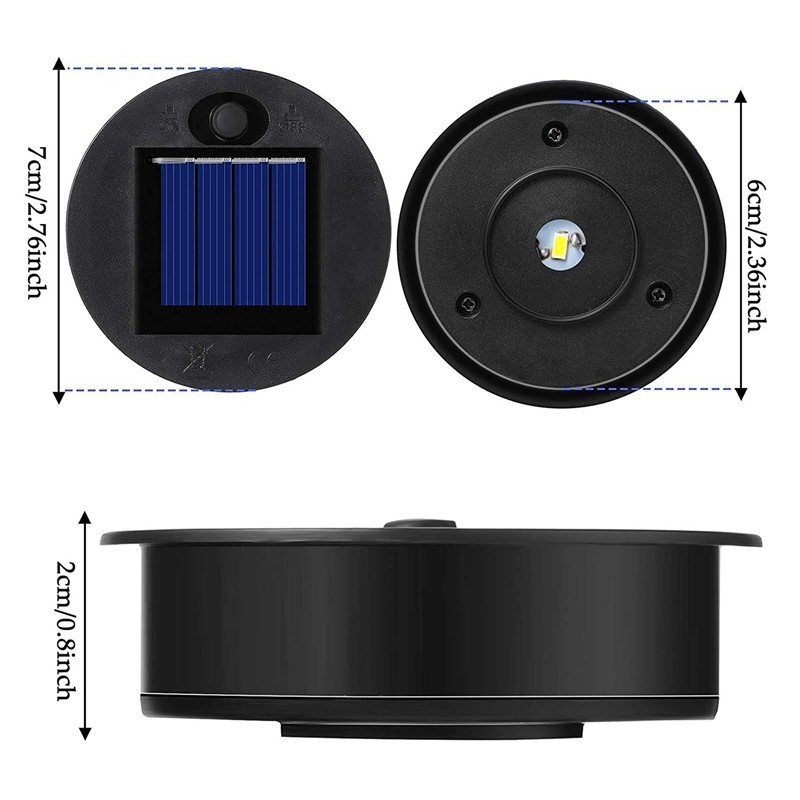 Waterproof Solar Panel Led Replacement Top Lantern Lid Lights Parts And Accessories For Solar Lantern