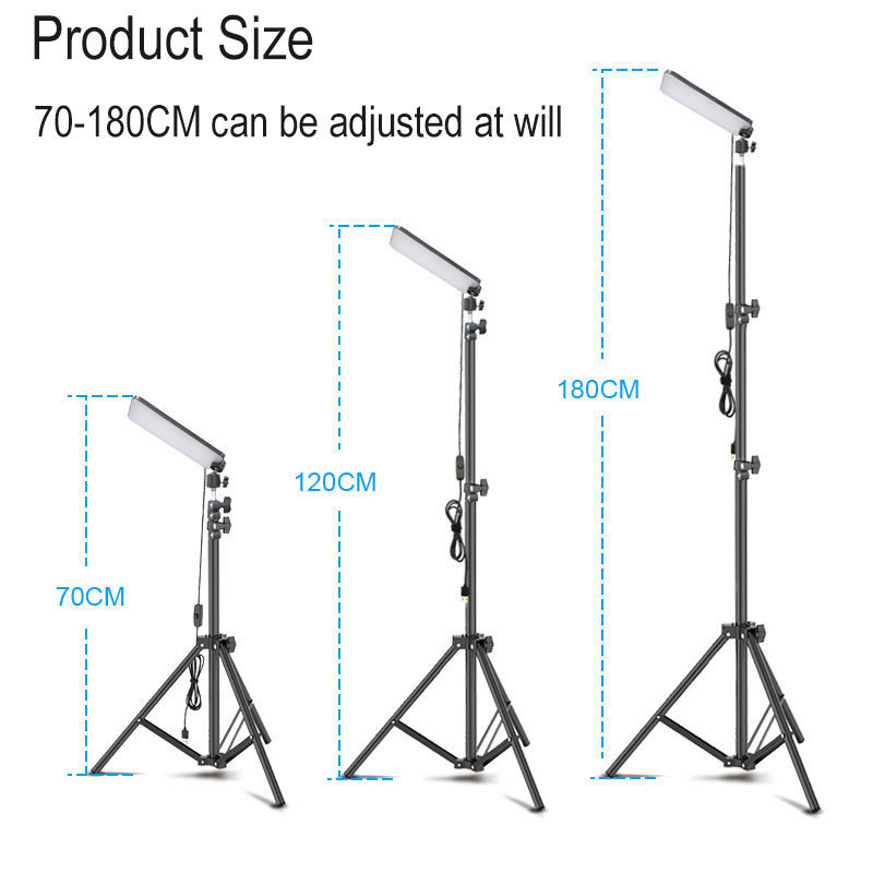 Outdoor 5v 1680 Lumen Portable Led Barbecue Lamp Stand Camping Working Floodlight Lights With Tripod For Hiking Tent Bbq