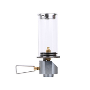 Outdoor Portable Tent Gas Lamp Camping Dreamlike Candle Glass Mantle Lantern