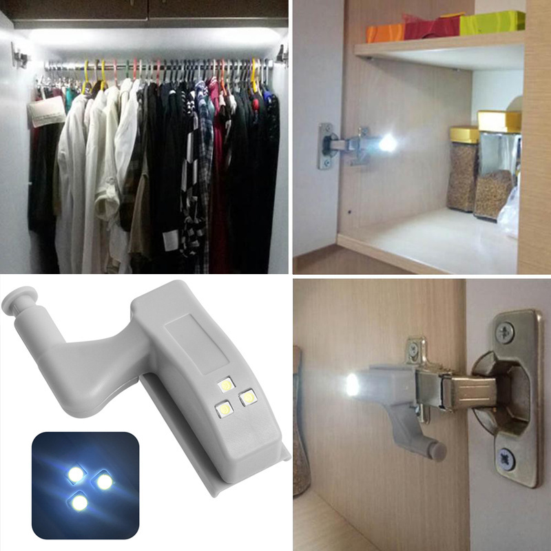 Under Cabinet Light Led Smart Touch Induction Inner Hinge Lamp Sensor Lights For Bedroom Wardrobe Kitchen Closet Night Lights