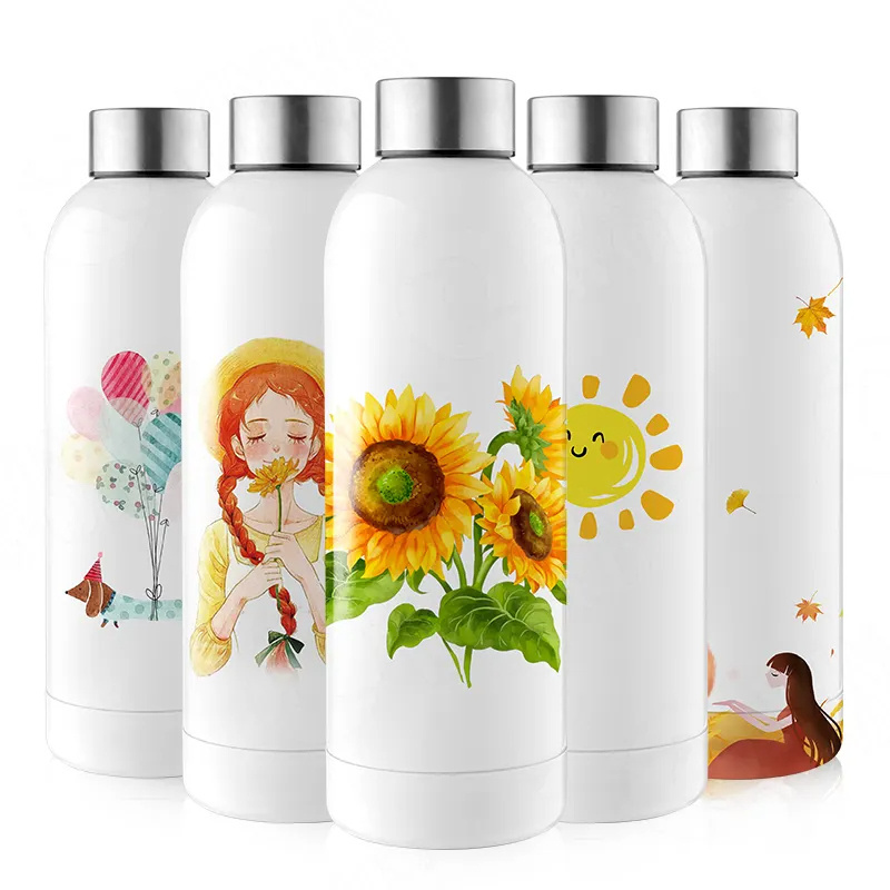 Wholesale Sublimation Double Wall Sports Bottle Stainless Steel Aquaflask Tumbler 18oz 22oz 32 Oz 40 Oz Sublimation Water Bottle