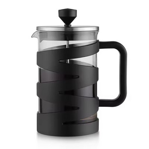 Hot Sale French Press For Coffee Oem Odm Custom Logo Coffee Maker Plastic 800ml Portable French Press Tea Pot For Travel