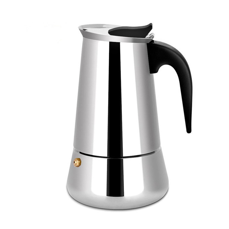 4 Cup  Stove Top Stainless Steel 304 Espresso Italian Coffee Maker