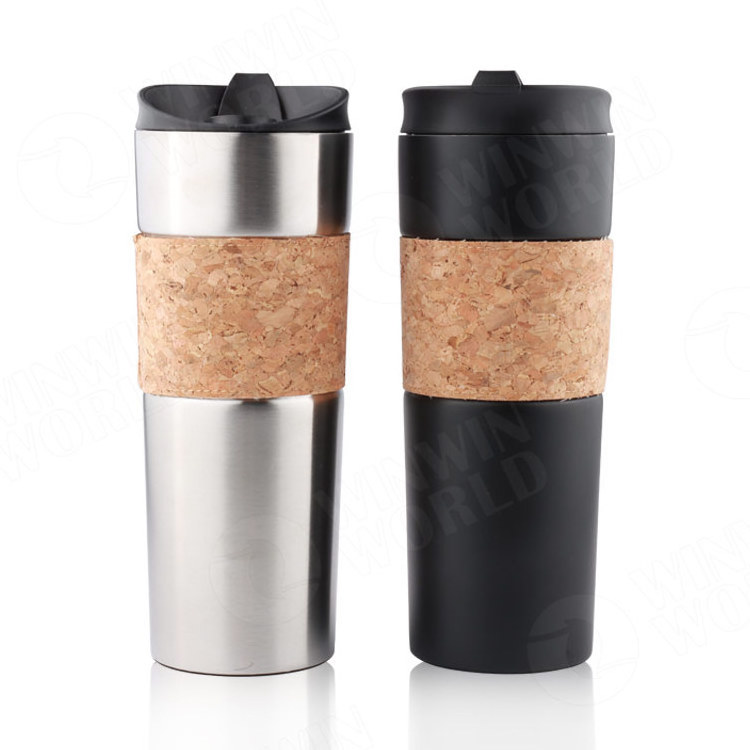 Emode travel mug Stainless Steel Thermo Mug Double Wall Dishwasher Safe 0,35 liters Black coffee mug Thermos French Press