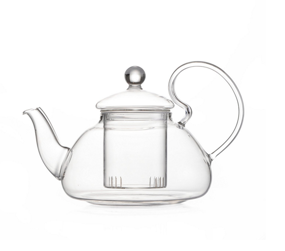 New Design Export Borosilicate Glass Tea Pot 500ml Glass Tea Pot Heat Resistant