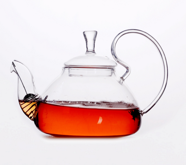 New Design Export Borosilicate Glass Tea Pot 500ml Glass Tea Pot Heat Resistant