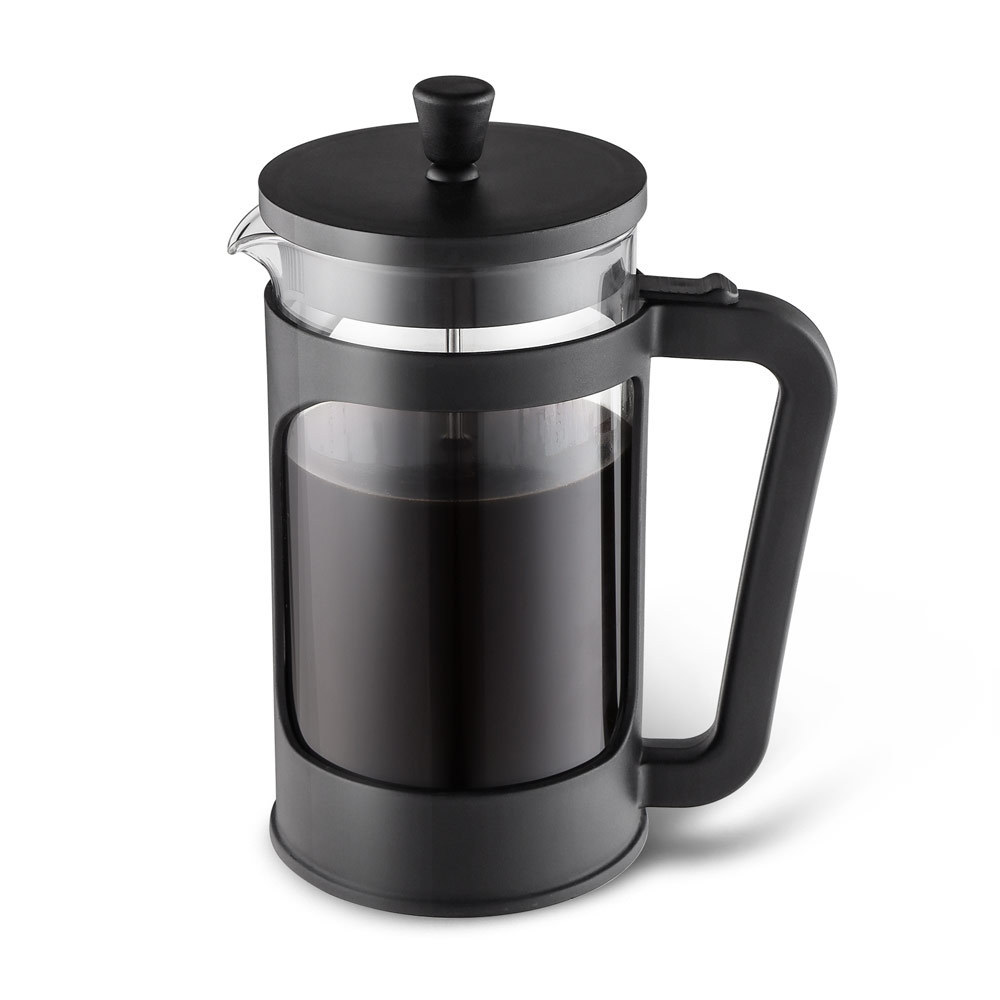 34 oz French Press Coffee Maker with Triple Filter Stainless Steel Plunger Heat Resistant Borosilicate Glass Coffee Maker