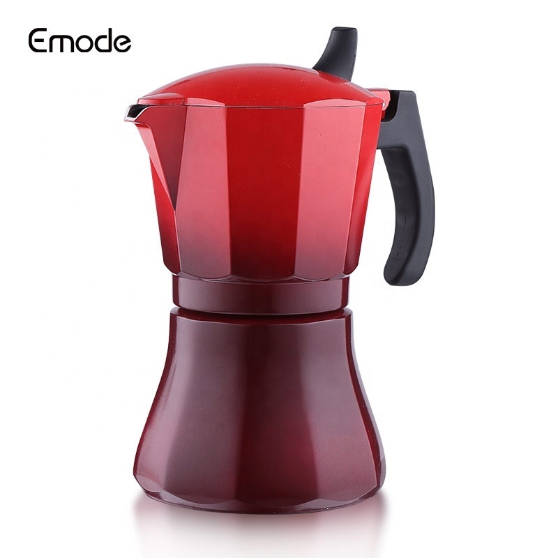 Stovetop Espresso Maker 6-Cup Espresso Cup Moka Pot Classic Cafe Maker Percolator Italian Coffee Maker Italian Espresso for Gas