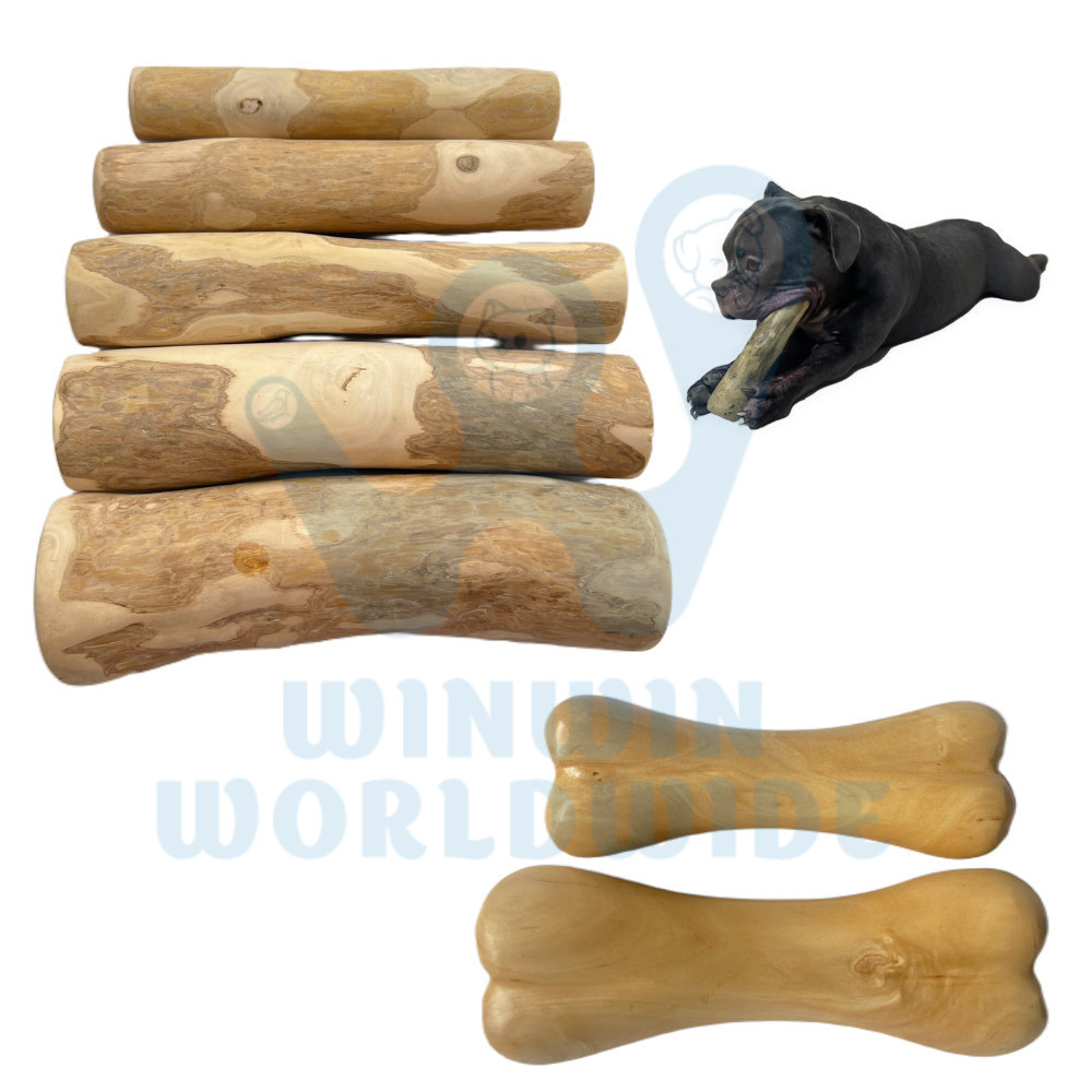 Real Coffee Wood chew Sticks Long Lasting Durable chewable Stick and Dog Toy Safe Natural Healthy Chew of 4W