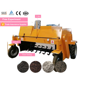 WINWORK Compost Manure Making Machine Mushroom Compost Mixing Machine Moving Type Compost Turner