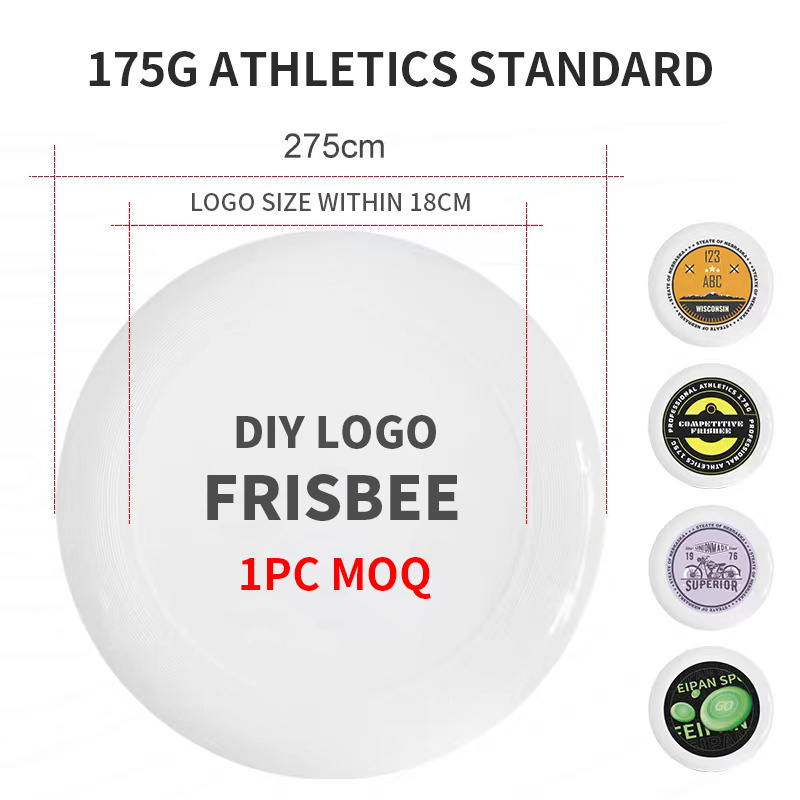 Professional Custom Competitive Decompression Sports Golf Disc Professional 175g PE Plastic Ultimate Frisbeed