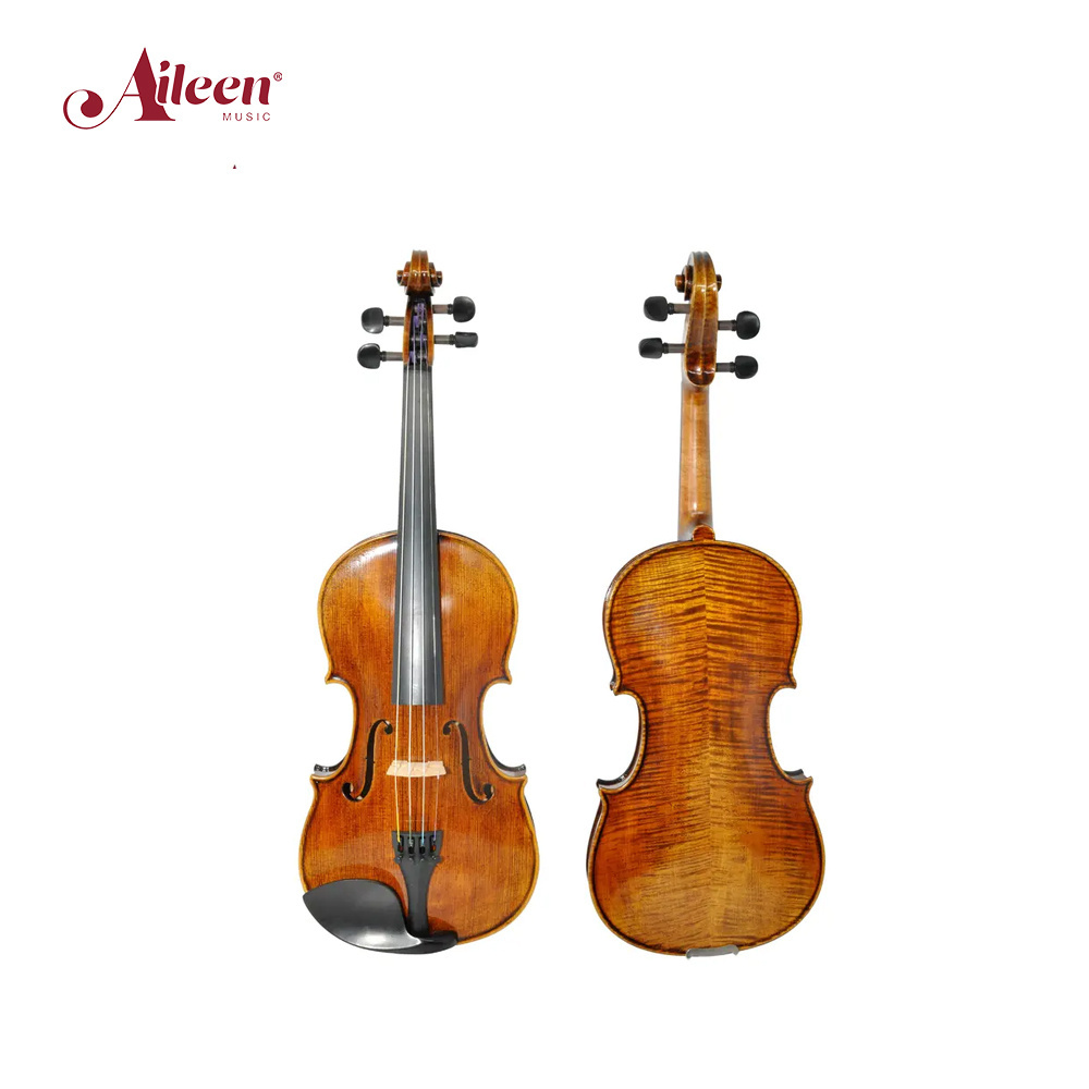 AileenMusic highly figured maple antique professional solid violin(VH200S)