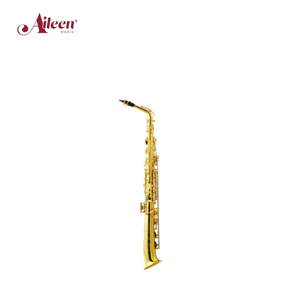 AileenMusic bE yellow brass body staight alto saxophone (ASP-TS305G)