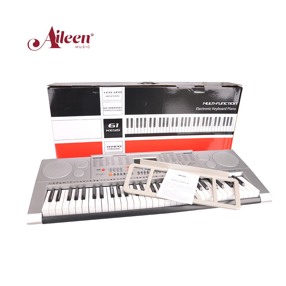 AileenMusic 61 keys piano style with USB player electric musical keyboard (MK61823)