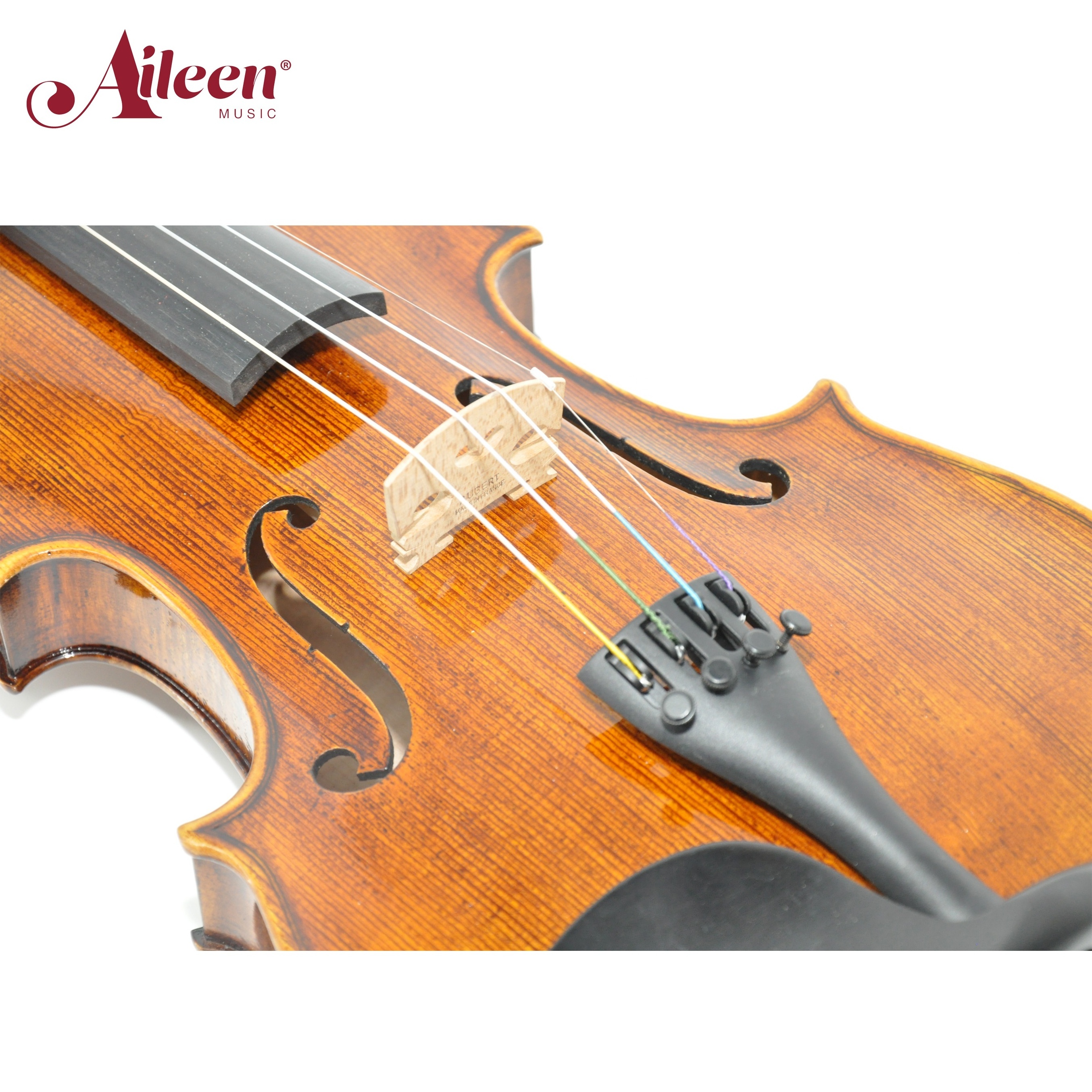 AileenMusic highly figured maple antique professional solid violin(VH200S)