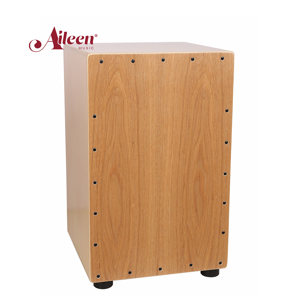 Aileenmusic Suitable for Beginners Linden Cajon Drum Clapbox Instrument(CJ-L10ASH)