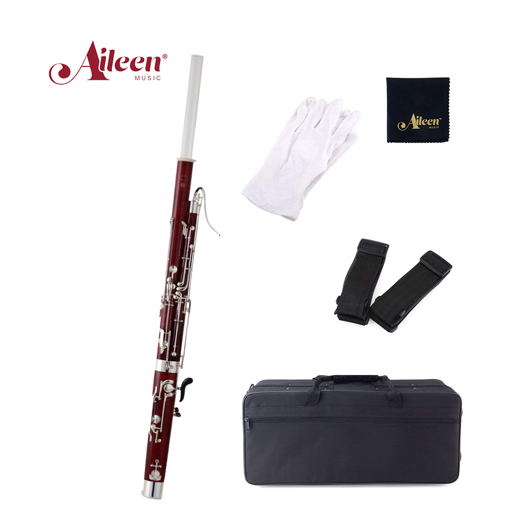 Children's level student bassoon instrument Nickel plated keys alto bassoon with Case(BA-C7001N)