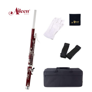 Children's level student bassoon instrument Nickel plated keys alto bassoon with Case(BA-C7001N)