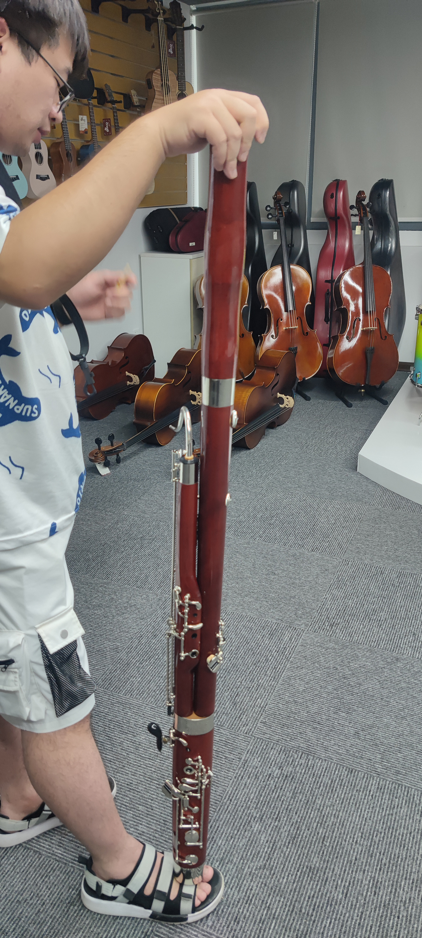 Professional Bassoon Maple Wood Soprano Intermediate Bassoon Fagott(BA7020)