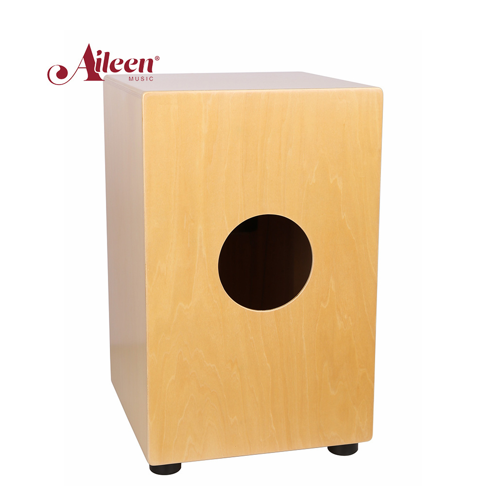 Aileenmusic Suitable for Beginners Linden Cajon Drum Clapbox Instrument(CJ-L10ASH)