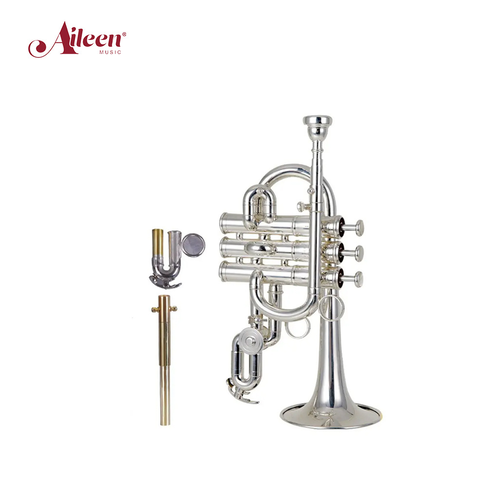 AileenMusic bB/A Key China Factory 1 valve with Tuning pipe Piccolo Trumpet (PCT-G310S)