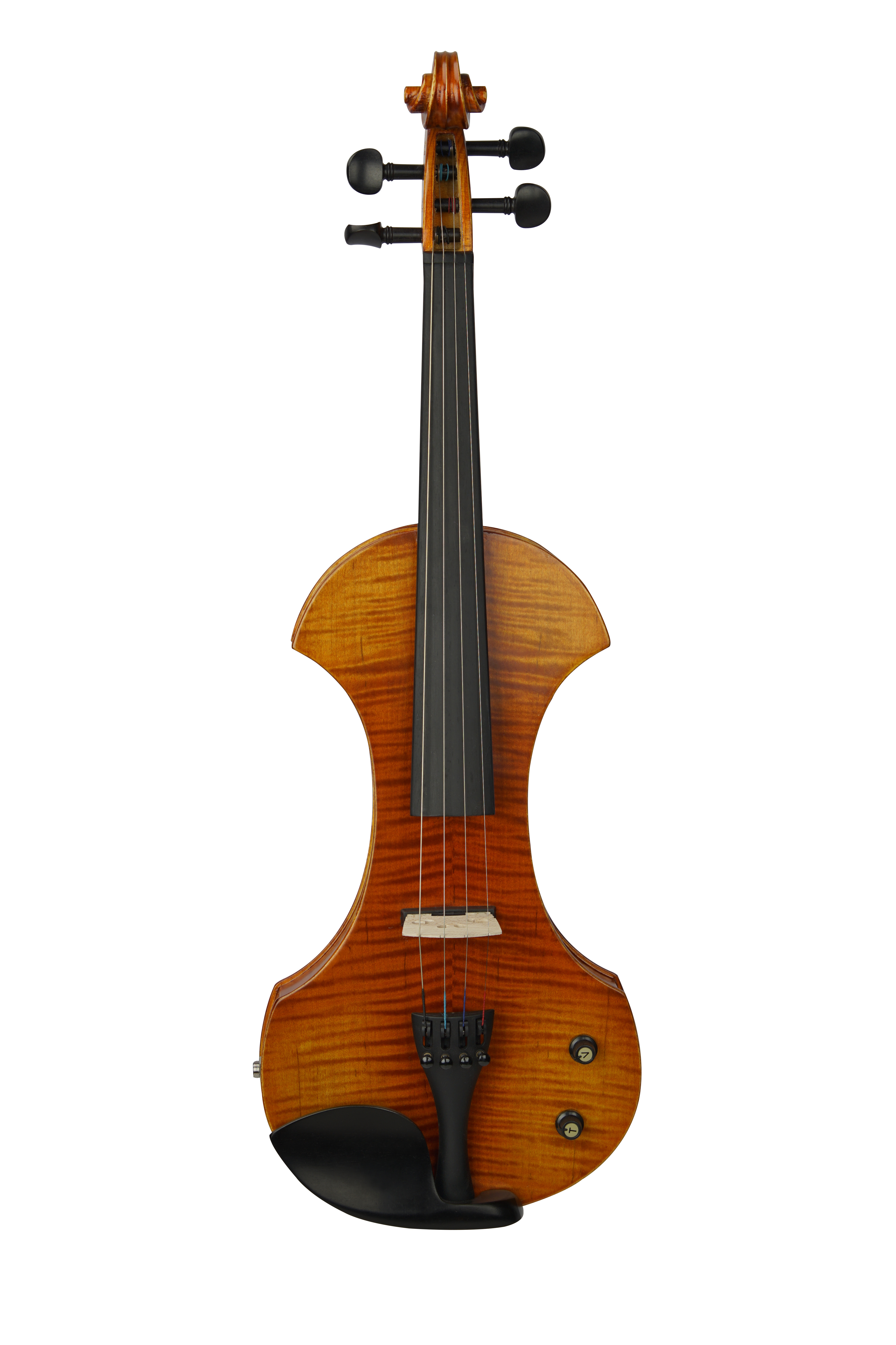 VE502 Wholesale All Linden Plywood Electric Violin 4/4 Instrument With Foam Shaped Case