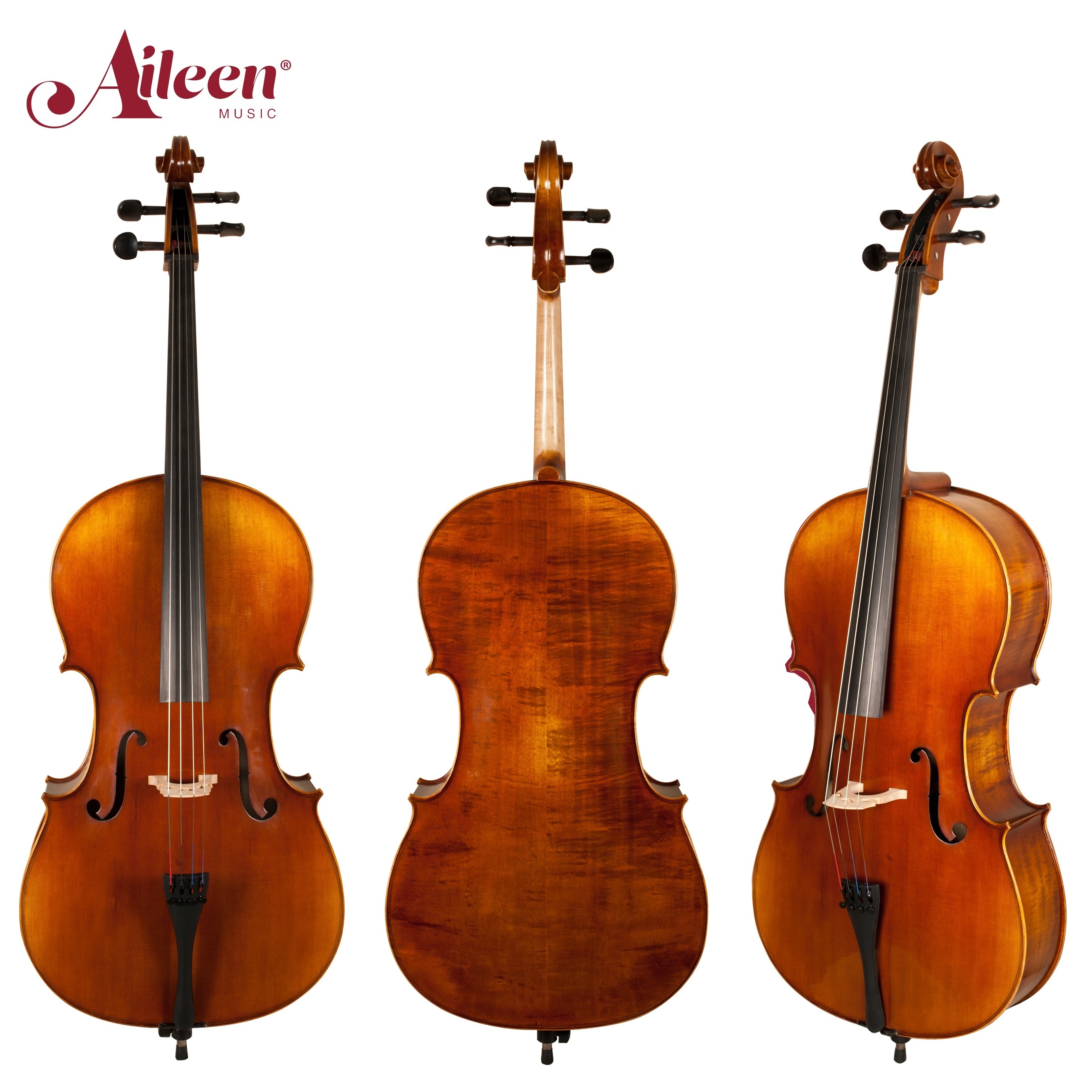 AileenMusic New oil and spirit mixed varnish professional cello instrument(CH100HY)