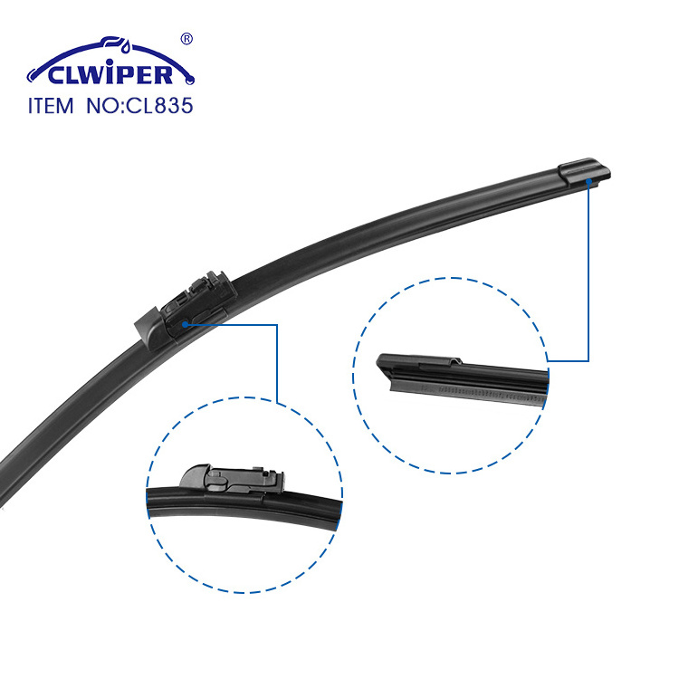 CL 835 Auto accessories car windshield wiper natural rubber refill wiper blade